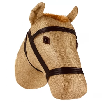 image of Fabric Wall Mounted Horse Head 30cm