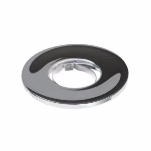 Image of KnightsBridge Evolve Fire Rated IP65 Waterproof Twist and Lock Downlight Fixed Trim Bezel - Chrome