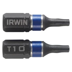 Image of IRWIN Impact Screwdriver Bits TORX TX30 25mm (Pack 20)