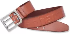 Image of Carhartt Logo Belt, brown, Size 34, brown, Size 34