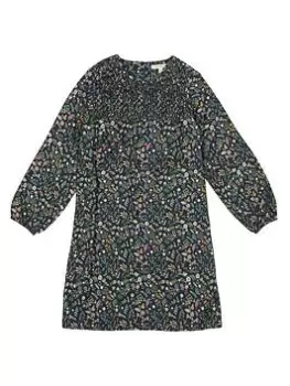 image of Barbour Gild Cassley Floral Print Dress - Navy Floral, Navy Floral, Size 10-11 Years, Women