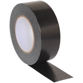 Image of Sealey Duct Tape Black 48mm 50m