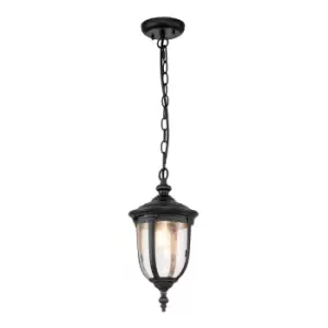 image of Cleveland Outdoor Pendant Ceiling Light Weathered Bronze, IP44