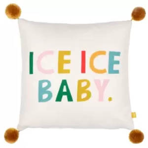 Image of Pom-Poms Ice Ice Baby Cushion Multi / 43 x 43cm / Cover Only