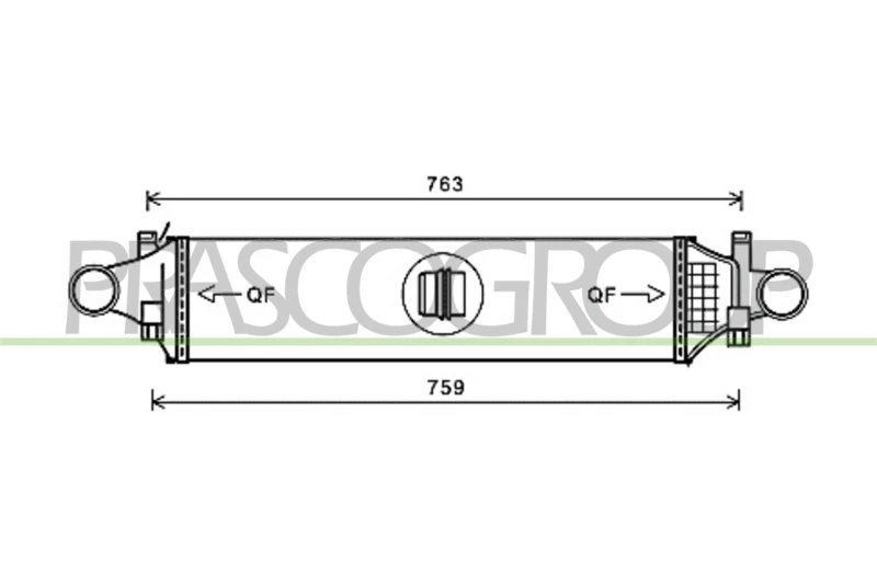 Image of PRASCO Intercooler PRASCO ME328N002