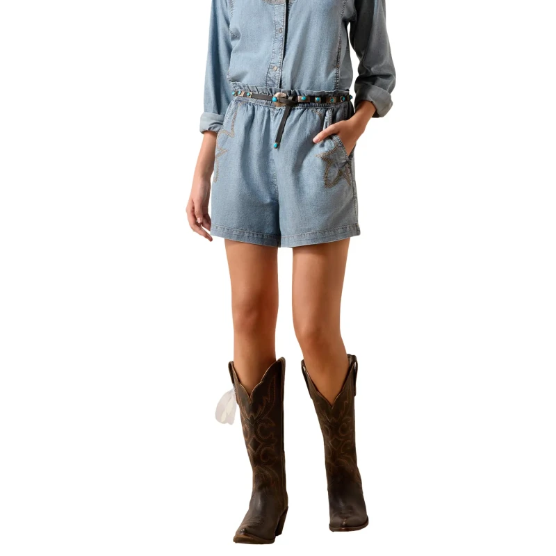 Image of ARIAT Womens shorts Ariat Bleu Female XL