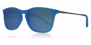 image of Ray-Ban Junior RJ9061S Sunglasses Azure Rubber 701155 49mm