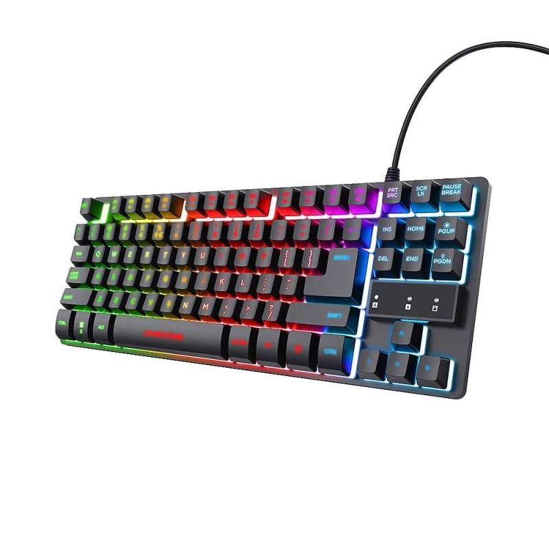Image of Trust GXT833 Thado TKL Keyboard Black One Size