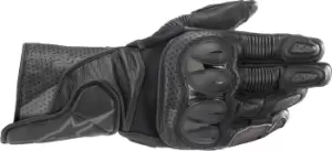 Image of Alpinestars SP-2 V3 Motorcycle Gloves, black-grey, Size L, black-grey, Size L