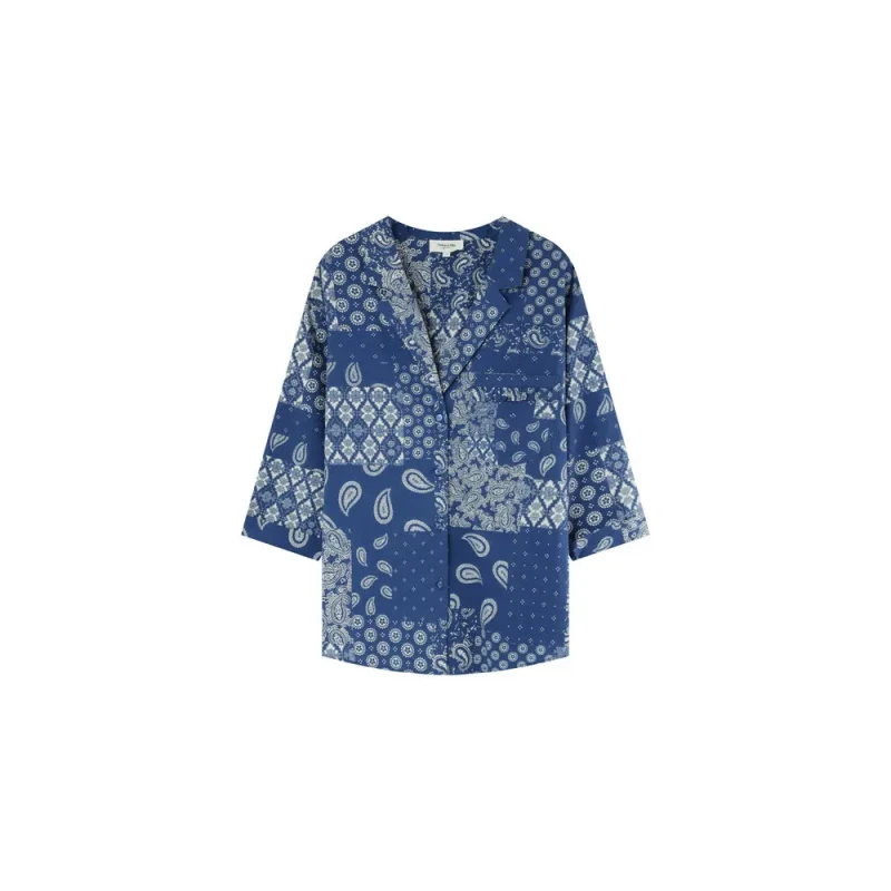 Image of Grace & Mila Woman's shirt Grace & Mila Espinoza Bleu Female L