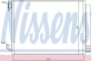 Image of Nissens Condenser, AC air conditioning 940321