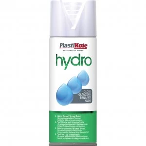 Image of Plasti-Kote Hydro Spray Paint White 350ml