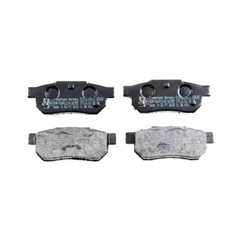 Image of ZIMMERMANN 21312.130.1 Brake pad set Rear Axle, Photo corresponds to scope of supply Brake Pad Set,disc brake (402)
