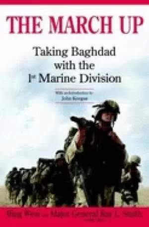 Image of march up taking baghdad with the 1st marine division