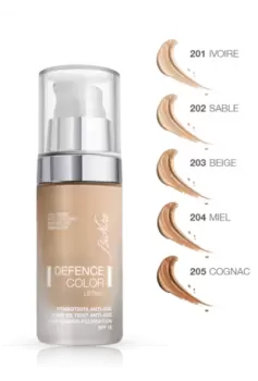 Image of BioNike Defense Color Lifting Foundation Antiage SPF 15 Color 204 Miel 30ml