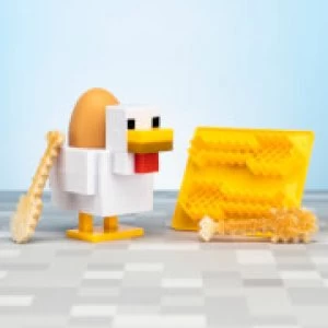 Image of Minecraft Chicken Egg Cup and Toast Cutter
