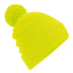 Image of Beechfield Snowstar Thermal Beanie (One Size) (Fluorescent Yellow)