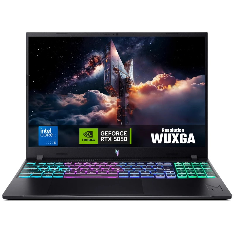 Image of Acer Acer Nitro V 16 V16 (ANV16-I31) gaming laptop - Intel Core 5 210H, NVIDIA RTX 5050, 16" 120Hz WUXGA (1920x1200), 16GB DDR5, 512GB SSD NH.U58EK.00