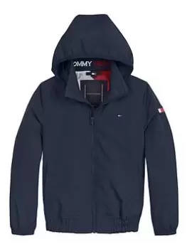 Image of Tommy Hilfiger Boys Essential Jacket - Navy, Size Age: 10 Years