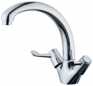 image of Wickes Modena Mono Mixer Kitchen Sink Tap Chrome