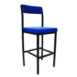 Image of Jemini Blue Padded Seat High Stool