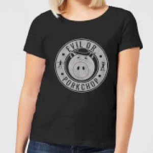 Image of Toy Story Dr Porkchop Womens T-Shirt - Black