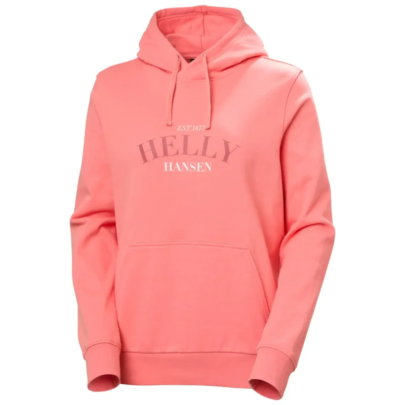 Image of Helly Hansen Womens hooded sweatshirt Helly Hansen Cora Graphic Rose Female L