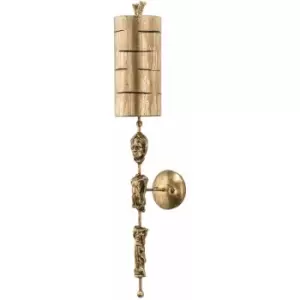 Image of Loops - Floor Lamp Gold Leaf Silhouettes Shade Inc Gold leaf LED E27 60W