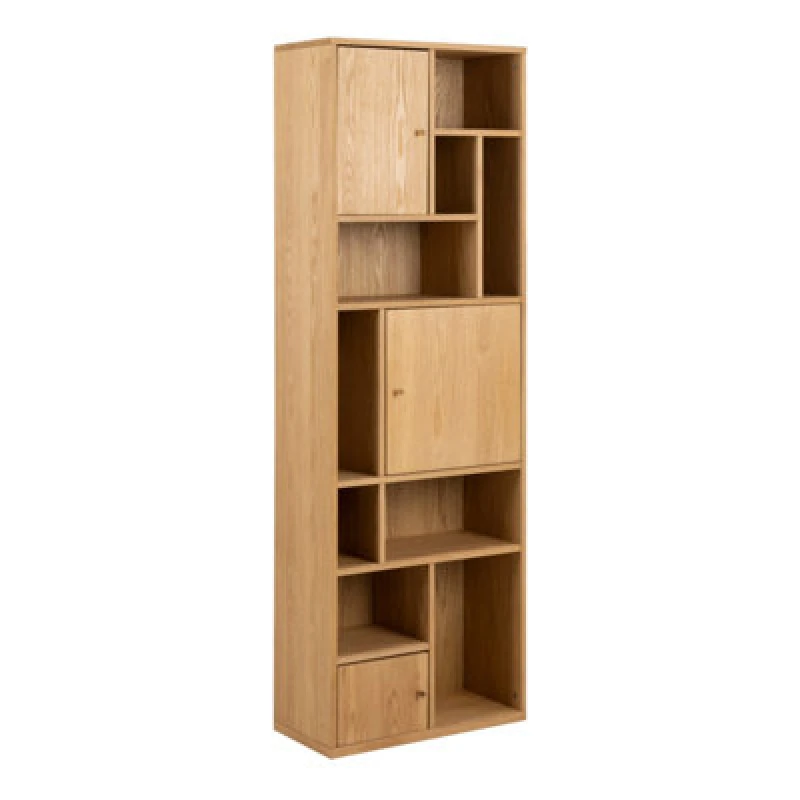 Image of Furniture To Go Rangoon 3 Door Bookcase In Oak