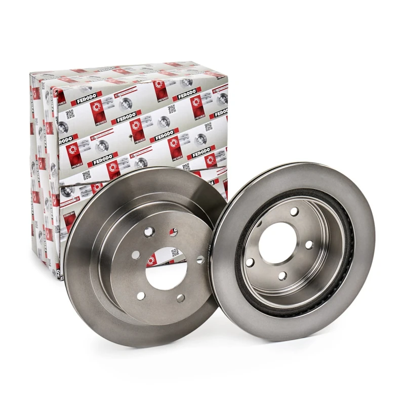 Image of FERODO DDF1579 Brake disc Vented, Oiled, without bolts/screws Brake Disc (82)