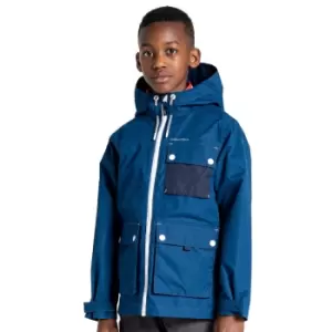 Image of Craghoppers Boys Carter Hooded Relaxed Fit Waterproof Jacket 11-12 Years - Chest 29.5-31 (75-79cm)