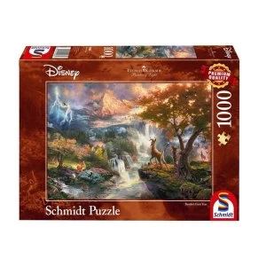 image of Thomas Kinkade Bambi 1000 Piece Jigsaw Puzzle