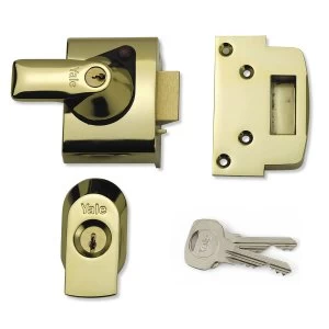 Yale Brass Maxsec Nightlatch - 60mm