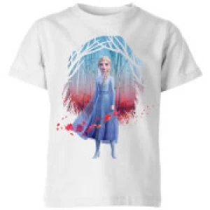 image of Frozen 2 Find The Way Colour Kids T-Shirt - White - 11-12 Years