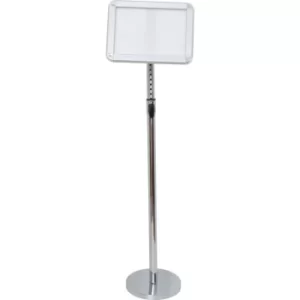 Image of A4 Snap Frame with Chrome Stand