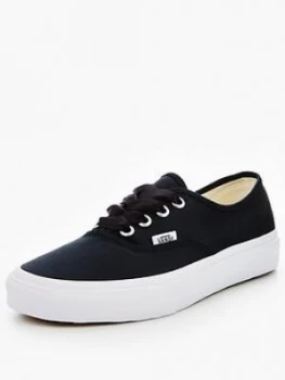 Image of Vans UA Authentic Satin Lux Black Size 4 Women
