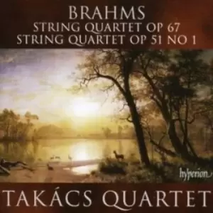 Image of Johannes Brahms - String Quartets Opp. 67 and 51 No. 1 (Takacs Quartet) CD Album - Used