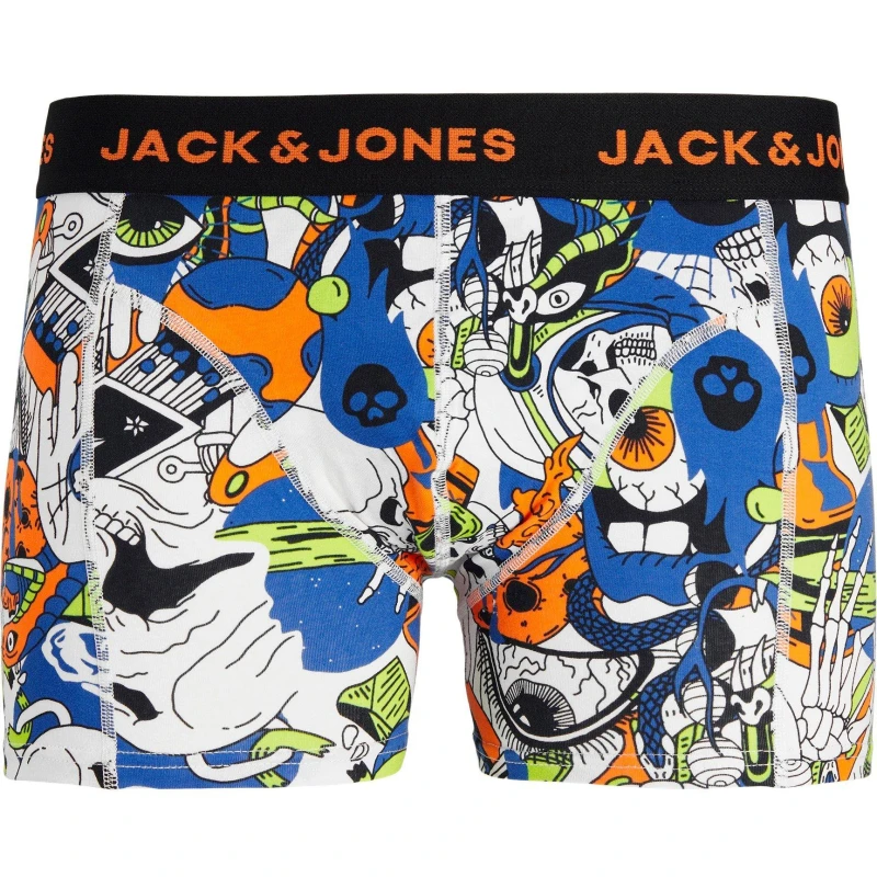 Image of Jack and Jones Skull Boxer Trunk Mens - Black S