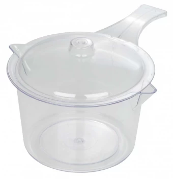 Image of Pendeford Easy-Cook 0.9L Sauce Pan & Lid Clear