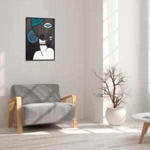 Image of Cansu Multicolor Decorative Wooden Wall Accessory