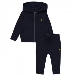 Image of Lyle and Scott Full Zip Jogger Set - Navy