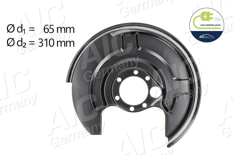 Image of Brake disc backing plate AIC 56227