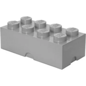 image of LEGO Storage Brick 8 - Medium Stone Grey