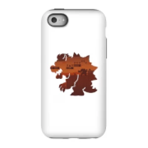 image of Nintendo Super Mario Bowser Silhouette Phone Case - iPhone 5C - Tough Case - Gloss