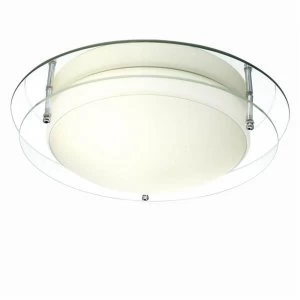 Image of Litecraft Eco IP44 Flush Ceiling Light