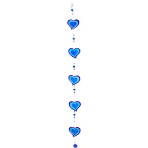 Image of Purple & Blue String Of Hearts