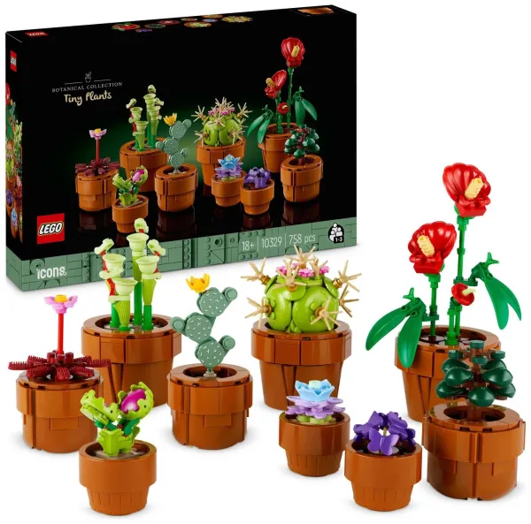 image of LEGO Icons Tiny Plants Flowers Botanical Set 10329