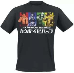 image of Cowboy Bebop Squares T-Shirt black