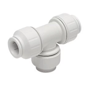 Image of John Guest Speedfit PEM0222W Equal Tee - 22mm Pack of 5