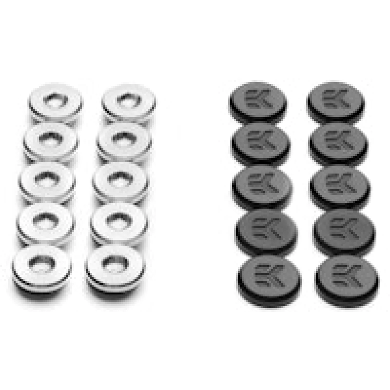 Image of EK Water Blocks EK-Quantum Torque Plug w/Cover 10-Pack - Black